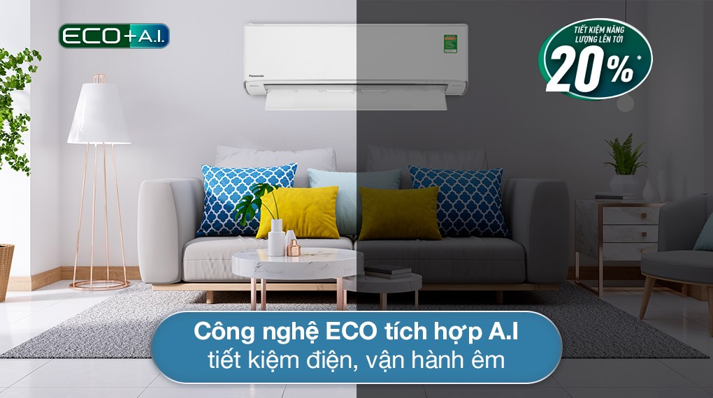 Điều hòa Panasonic inverter 1 chiều 9000BTU XU9ZKH-8 - tiết kiệm điện