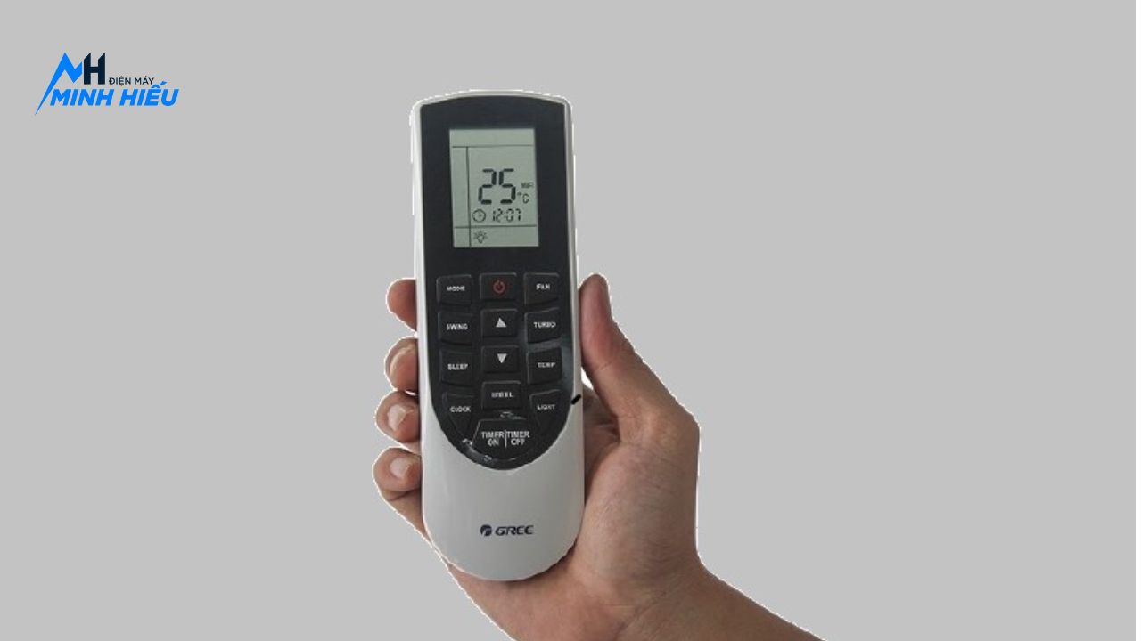 giới thiệu cơ bản về giao diện về điều khiển điều hòa Gree