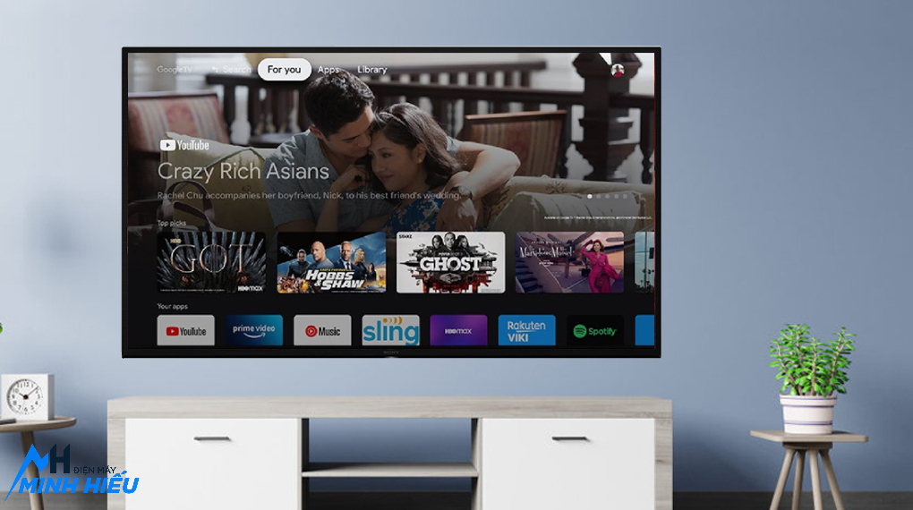 tv 43x80l với hệ điều hành đa dạng