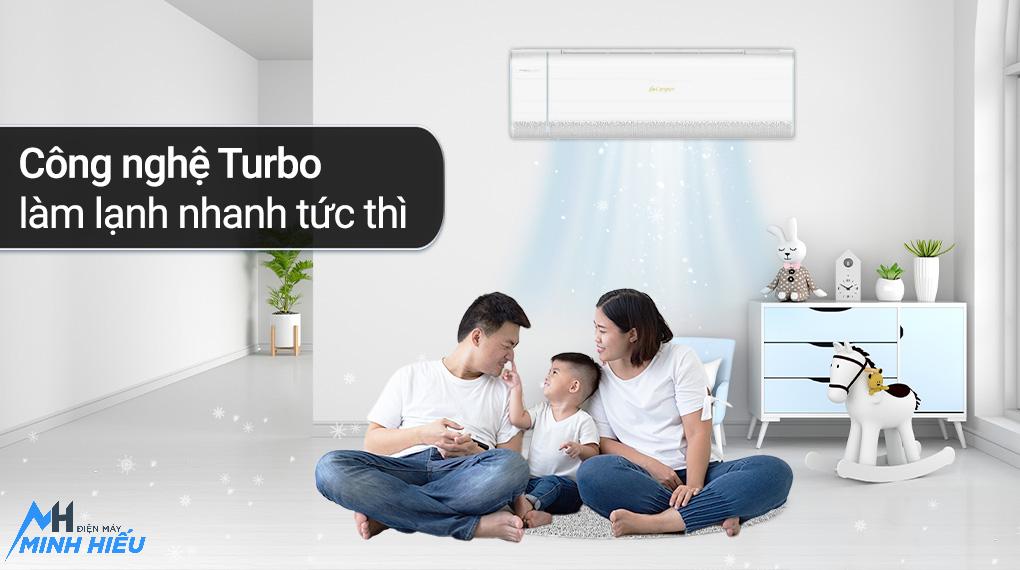 Điều hòa Casper inverter 24000 BTU 1 chiều GC-24IS32 làm lạnh nhanh