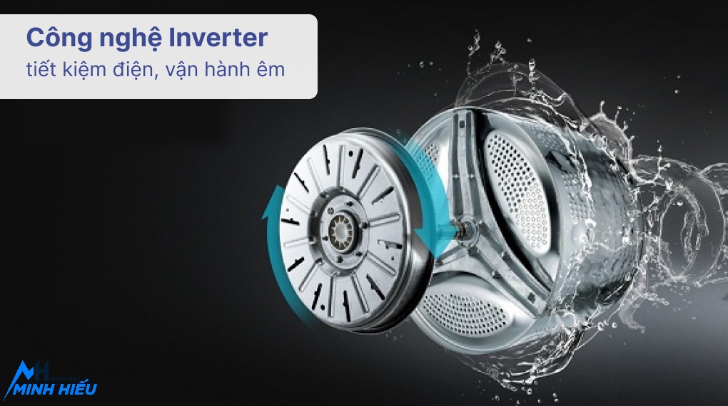 Máy Giặt LG 15Kg F2515STGW - công nghệ inverter
