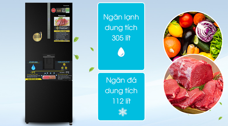 Tủ Lạnh Panasonic 2 Cánh 420 Lít NR-BX471XGKV