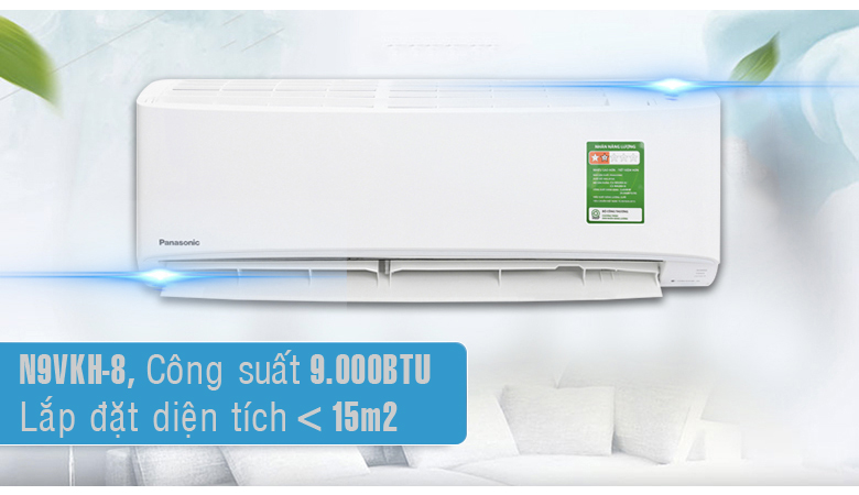 Điều hòa Panasonic 1 chiều 9.000BTU N9ZKH-8 - Thiết kế sang trọng , hiện đại