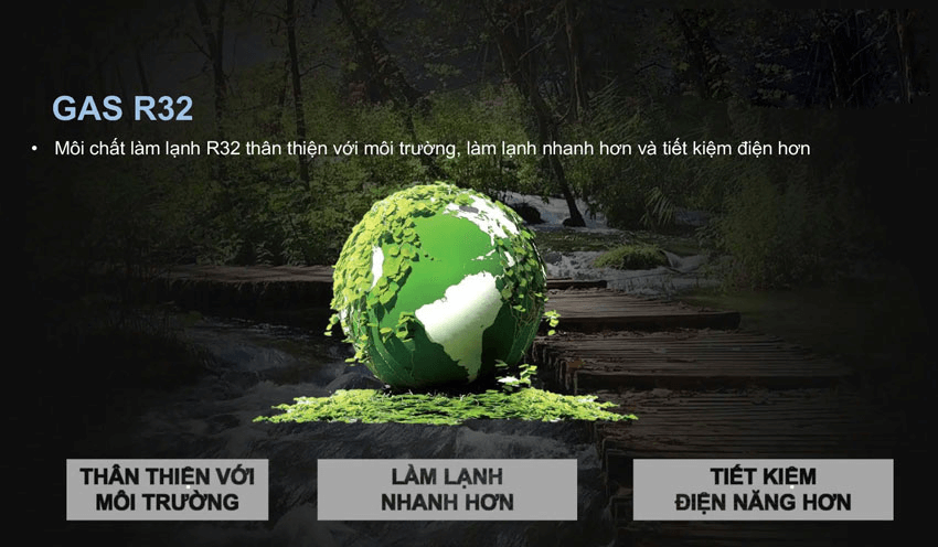 Điều hòa âm trần LG - sử dụng gas r32