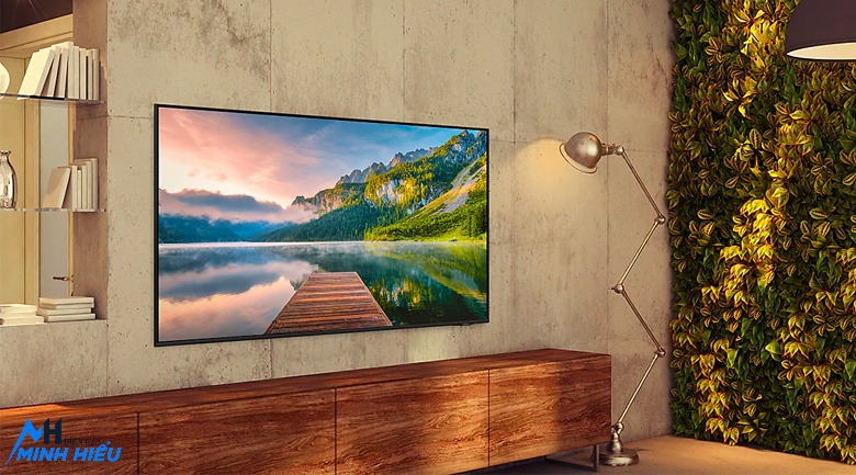 Samsung Smart Tivi 55 Inch 4K UHD UA55AU7002KXXV - thiết kế