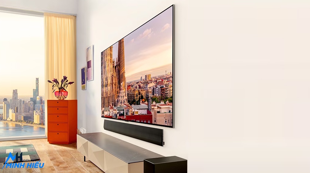 LG Smart Tivi QNED 55 Inch 4K 55QNED80SQA - thiết kế