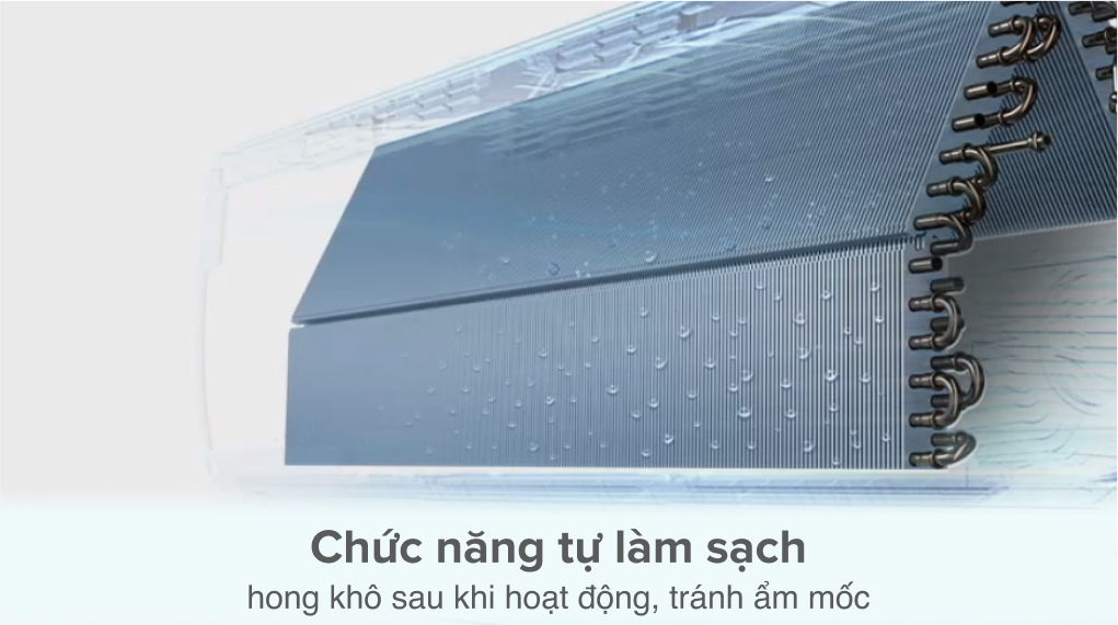 Điều hòa LG inverter 9000BTU 1 chiều UVnano V10APFUV - TỰ LÀM SẠCH