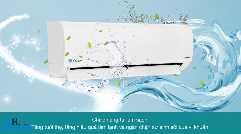 Điều hòa Casper 12000 BTU 2 chiều inverter GH-12IS33 tự làm sạch