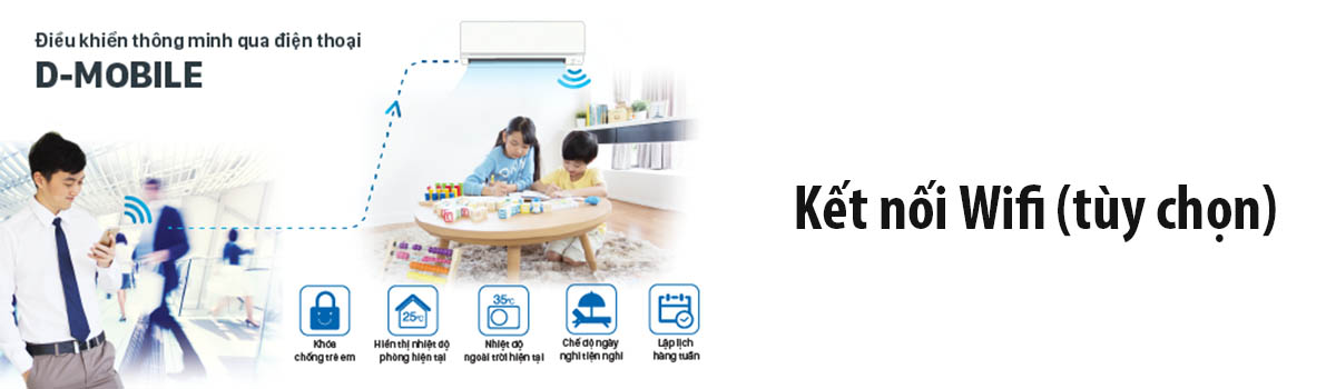 Điều hòa Daikin 21000 BTU 1 chiều FTKF60XVMV - điều khiển từ xa