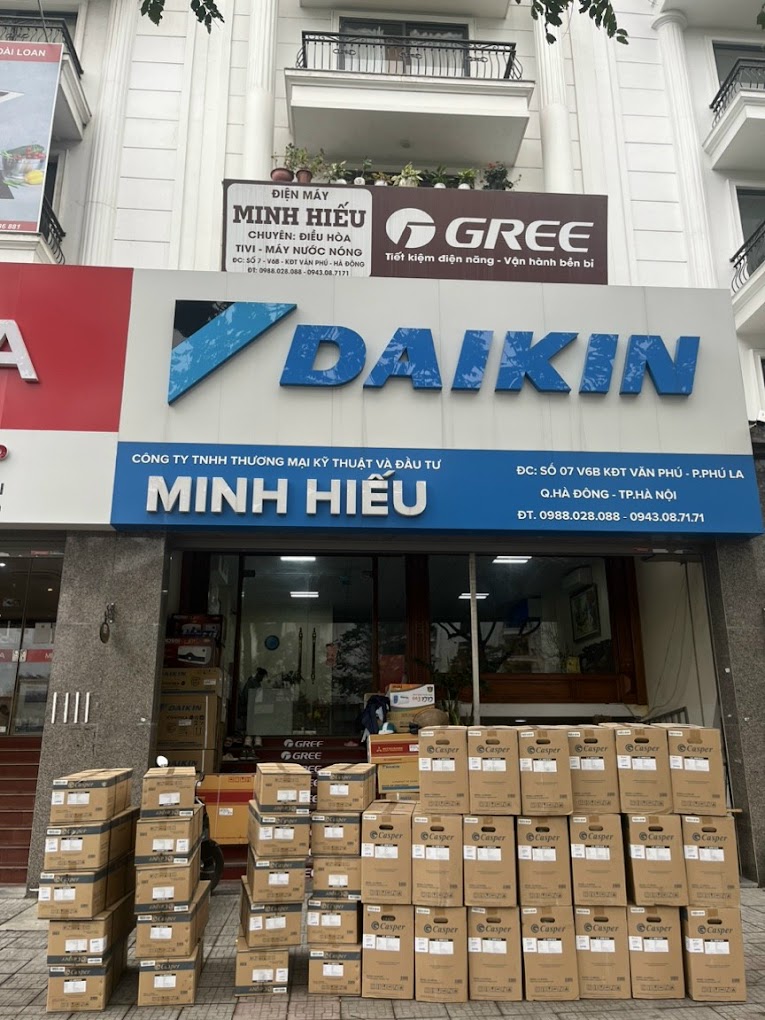 Văn phòng điện máy Minh Hiếu - Cung cấp điều hòa giá rẻ, chính hãng