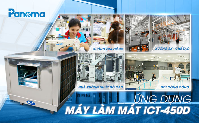 Ứng dụng của Máy làm mát công nghiệp iCT-450D - Ly tâm Inox