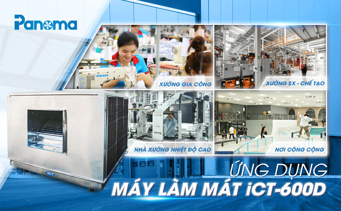 Ứng dụng của Máy làm mát công nghiệp iCT-600D - Ly tâm Inox