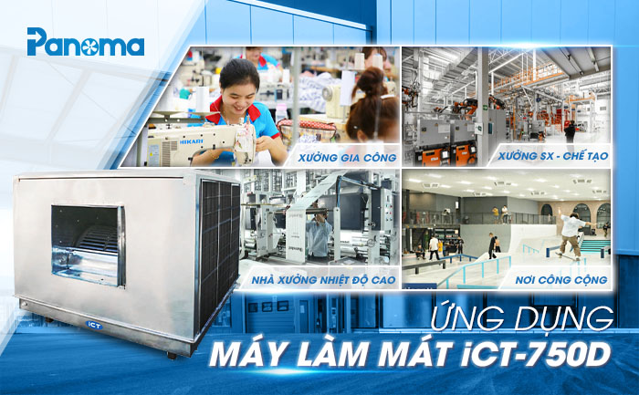 Ứng dụng của Máy làm mát công nghiệp iCT-750D