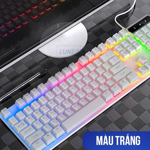 Bàn phím cơ gaming có dây có led RGB hotswap redswitch 100 phím K3 LUNETA KB09