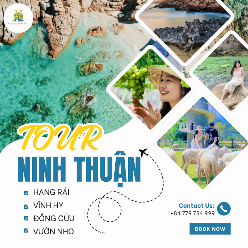 Tour Hang Rái - Vườn Nho - Đồng Cừu [Trọn gói - ưu Đãi 30%]