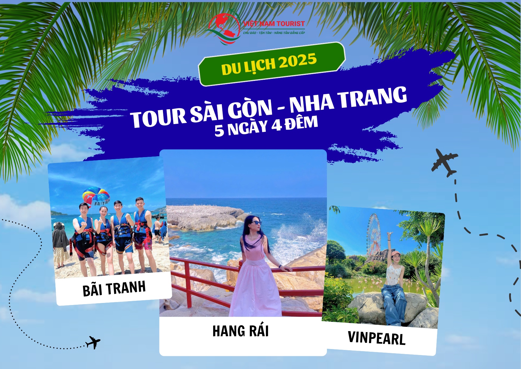 Tour du lịch Sài Gòn - Nha Trang 5 ngày 4 đêm [Trọn gói - ưu Đãi 30%]
