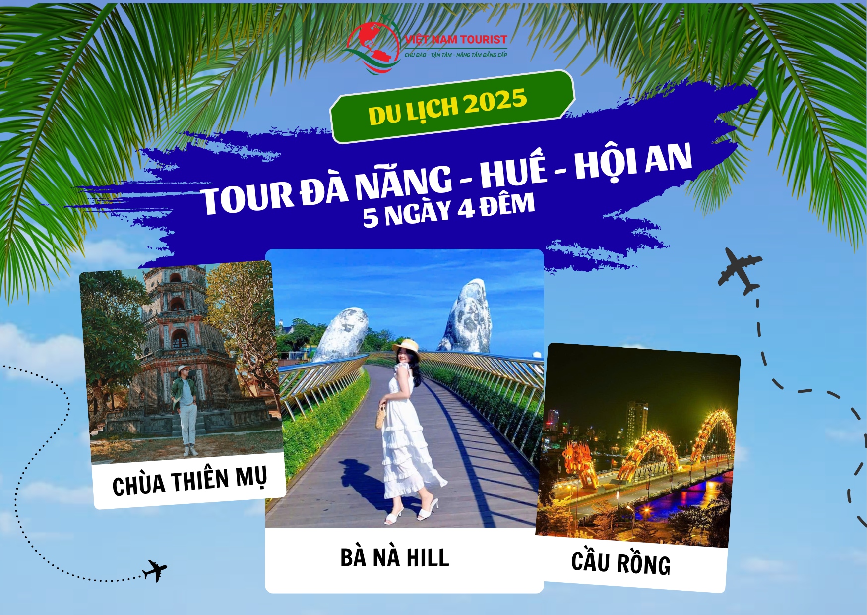 Tour Đà Nẵng - Huế - Hội An 5 ngày 4 đêm