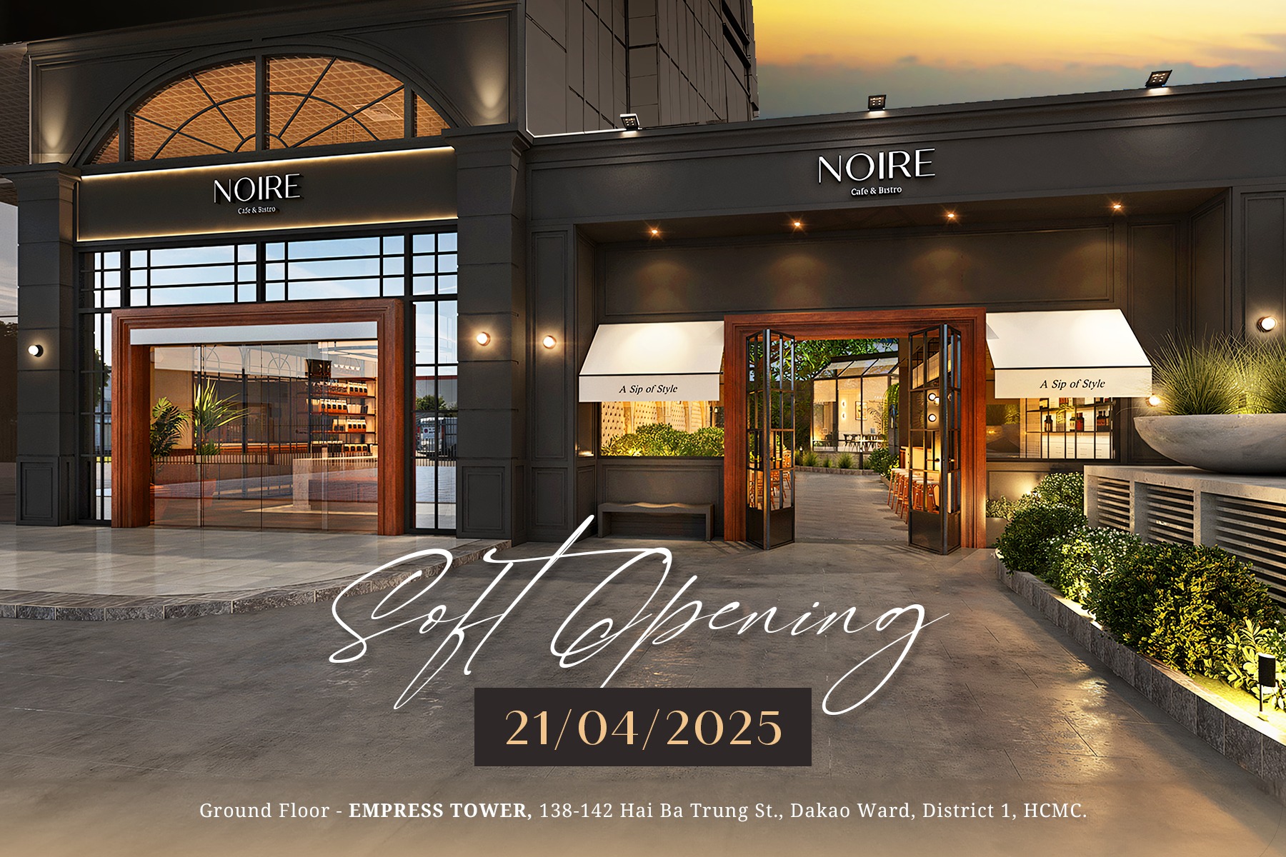 [ĐƠN HÀNG] Tủ Trưng Bày Bánh Thiết Kế Theo Yêu Cầu Cho NOIRE Cafe & Bistro – Empress Tower