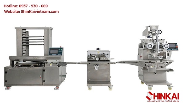 MÔ HÌNH DÂY CHUYỀN SẢN XUẤT BÁNH TRUNG THU TỰ ĐỘNG 2024