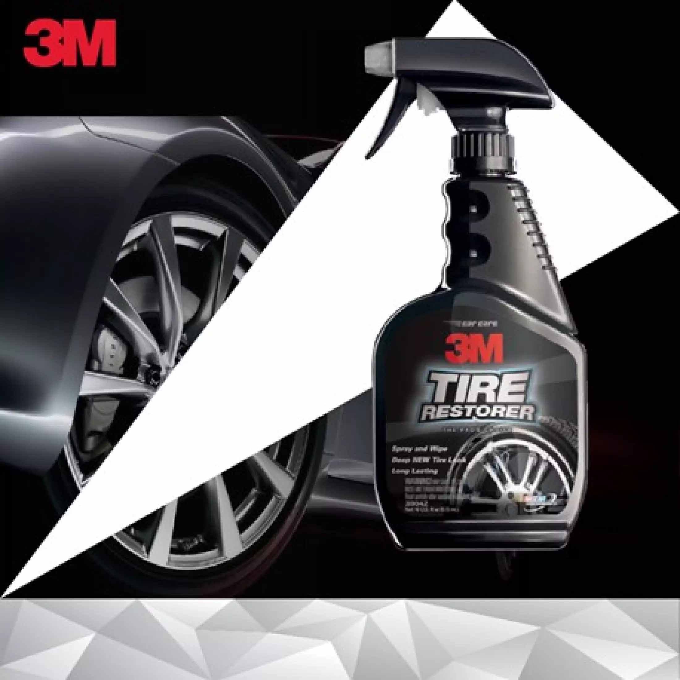 Bảo dưỡng cao su lốp vỏ xe 3M Tire Restorer 473ml 39042