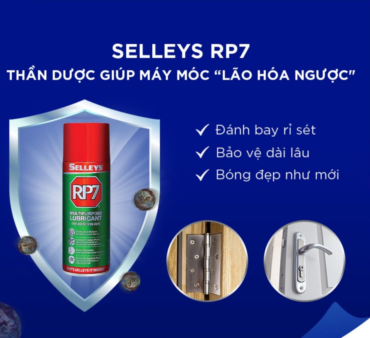 Dầu chống rỉ sét và bôi trơn RP7