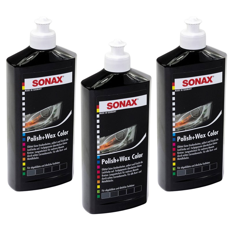 Kem đánh bóng và bảo vệ sơn xe Sonax Polish & Wax 296141 250ml