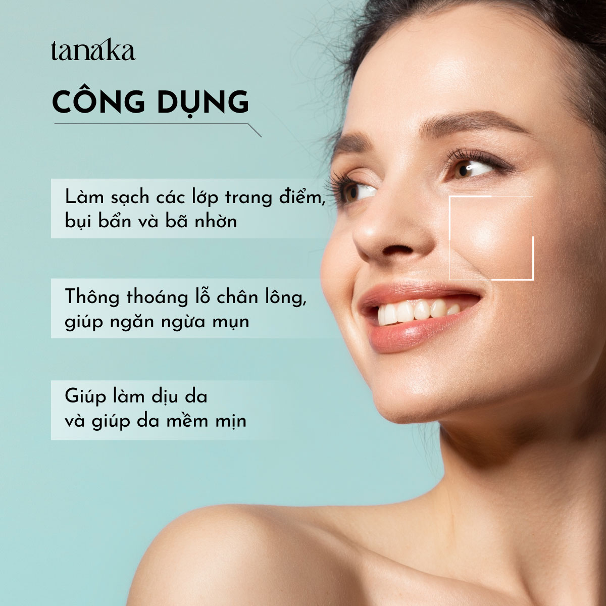 Nước tẩy trang cho da mụn Tanaka Tanakura Micellar Water chiết xuất bùn biển 200ml