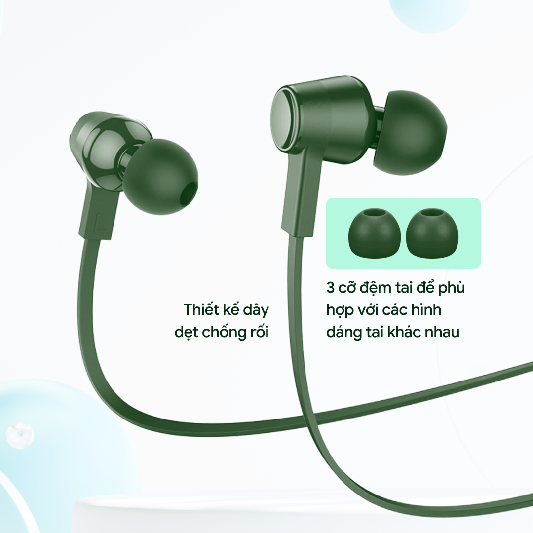 Tai Nghe Nhét Tai Dây Dẹt Giảm Tiếng Ồn Âm Bass Jack Cắm 3,5 Mm Hình Chữ L, Điện Thoại Di Động, Máy Tính Bảng, Laptop