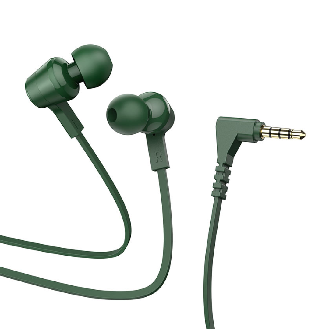 Tai Nghe Nhét Tai Dây Dẹt Giảm Tiếng Ồn Âm Bass Jack Cắm 3,5 Mm Hình Chữ L, Điện Thoại Di Động, Máy Tính Bảng, Laptop