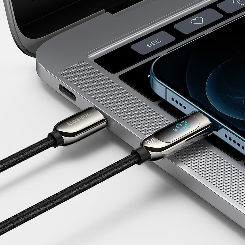 Baseus Display Fast Charging Data Cable Type-C to IP 20W