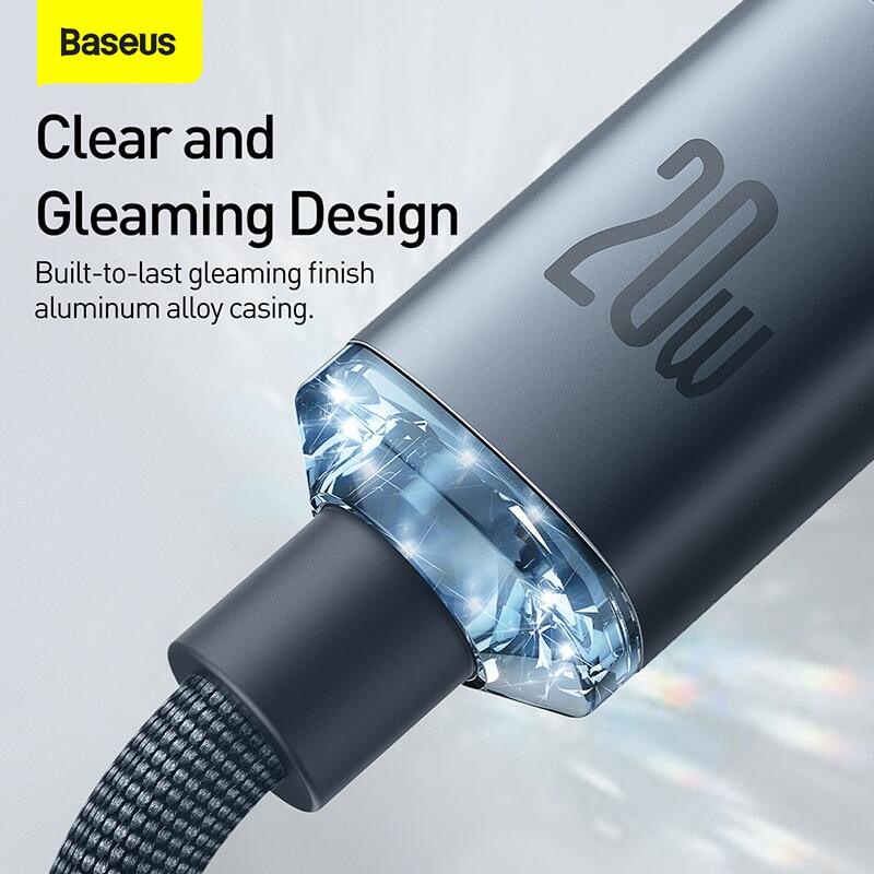 Baseus Crystal Shine Series Fast Charging Data Cable Type-C to iP 20W
