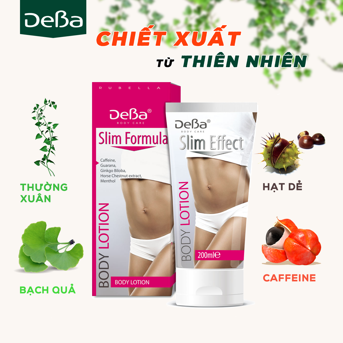 Kem săn da chắc bụng DeBa Slim Effect