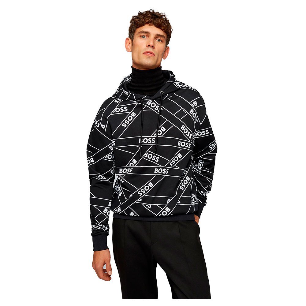 Hugo Boss Mercerised Cotton Hooded Sweatshirt