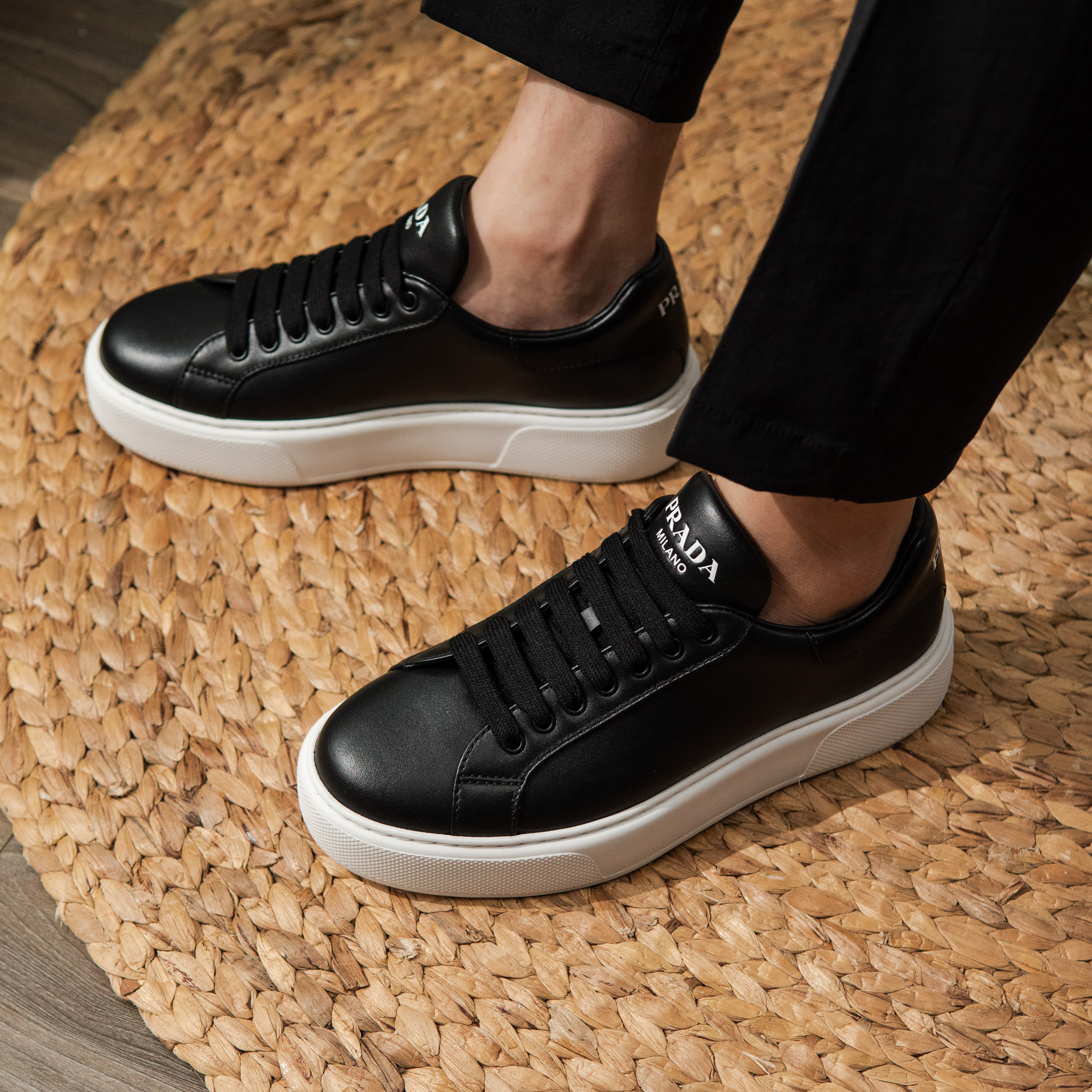 Giày PRADA | AllBlack Sneaker