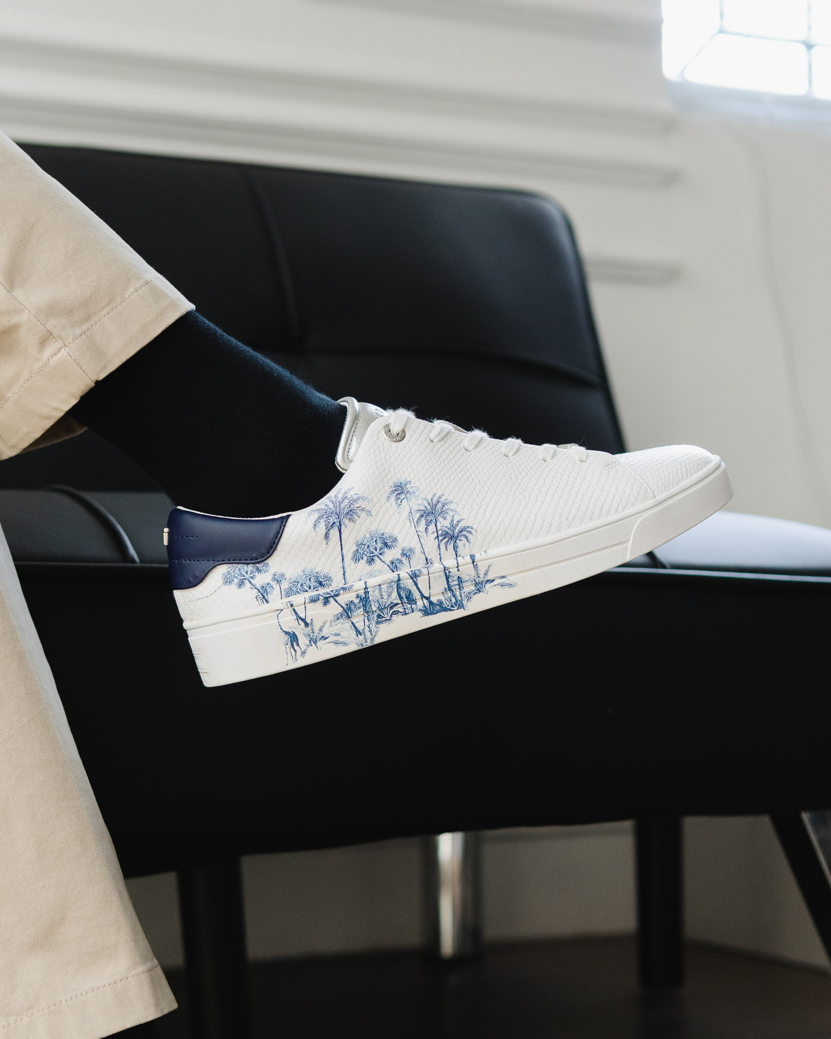 Giày Ted Baker | White Darmal Casual Sneaker