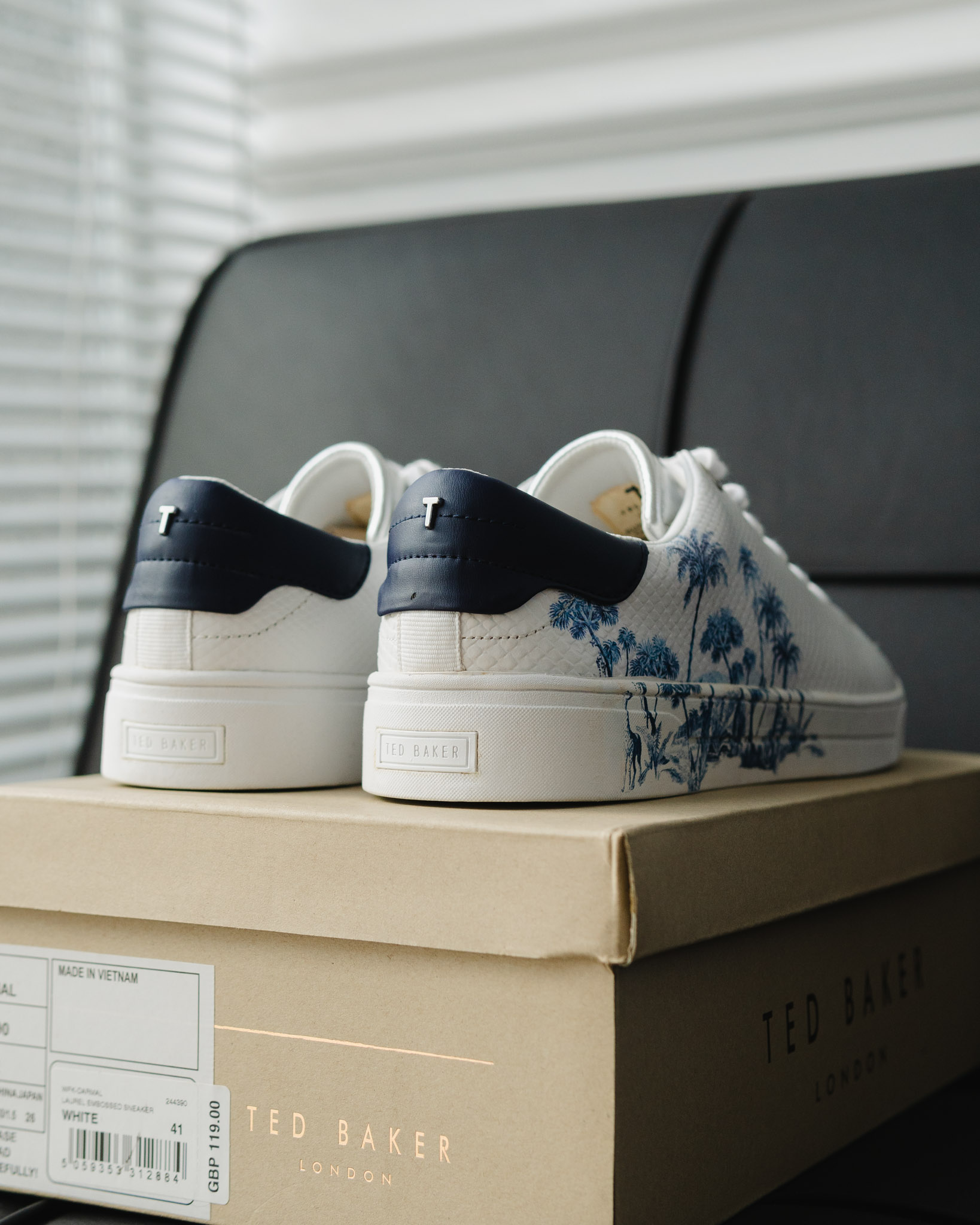 Giày Ted Baker | White Darmal Casual Sneaker