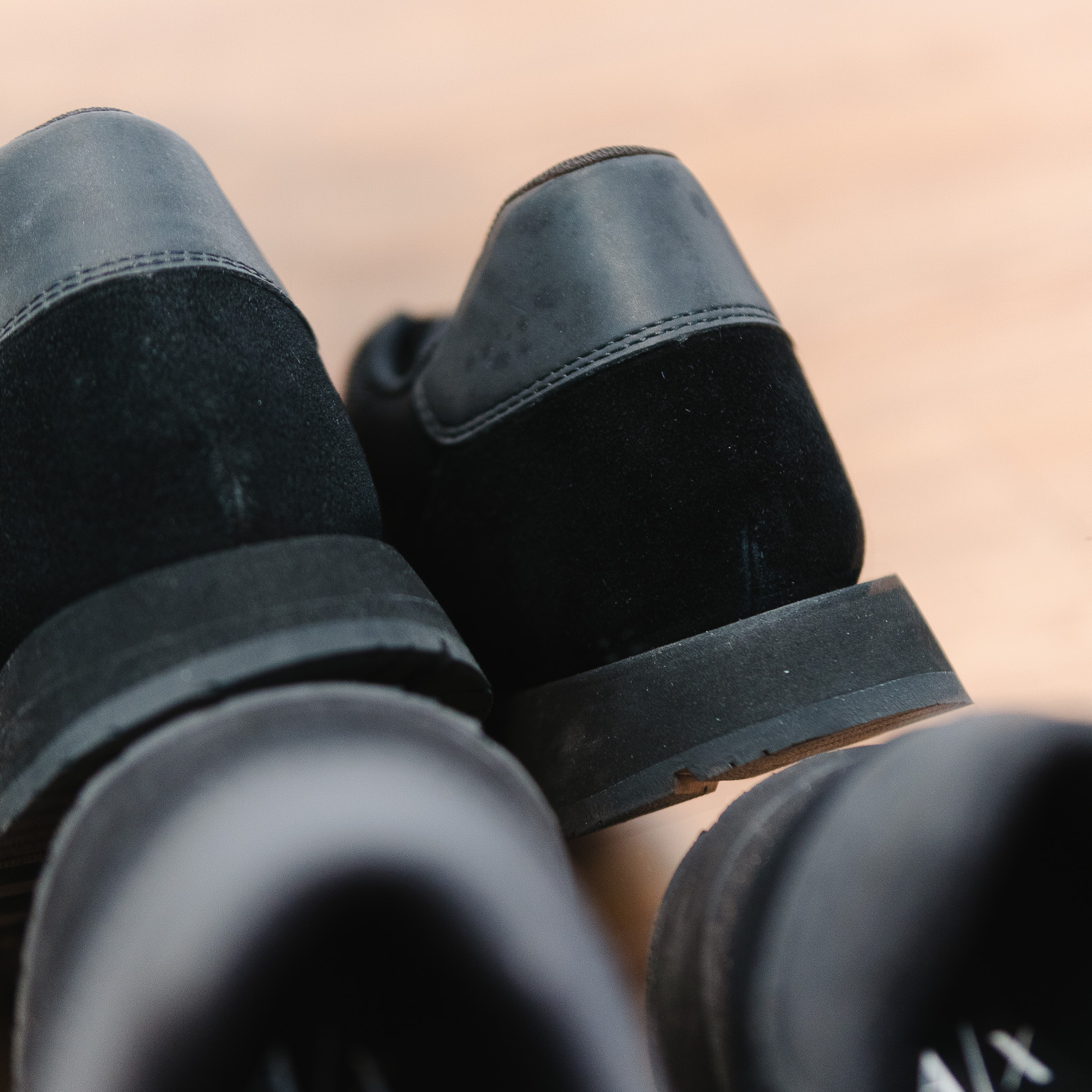 Giày ARMANI EXCHANGE vải lưới mix da đen full , chữ ngang ở sườn