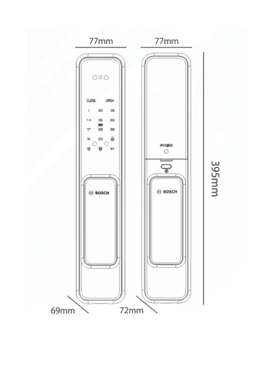 Khóa cửa điện tử Bosch EL 600KB