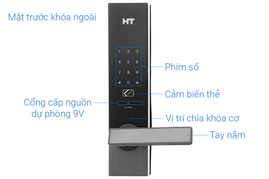 Khóa Điện Tử Hyundai HDL-6200SK