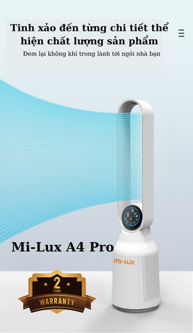 Quạt không cánh Mi-Lux A4