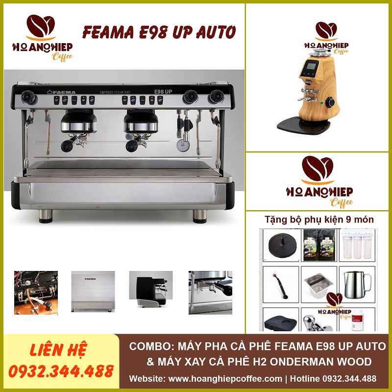 combo-of-feama-e98-up-auto-coffee-maker-and-h2-onderman-wood-coffee-grinder