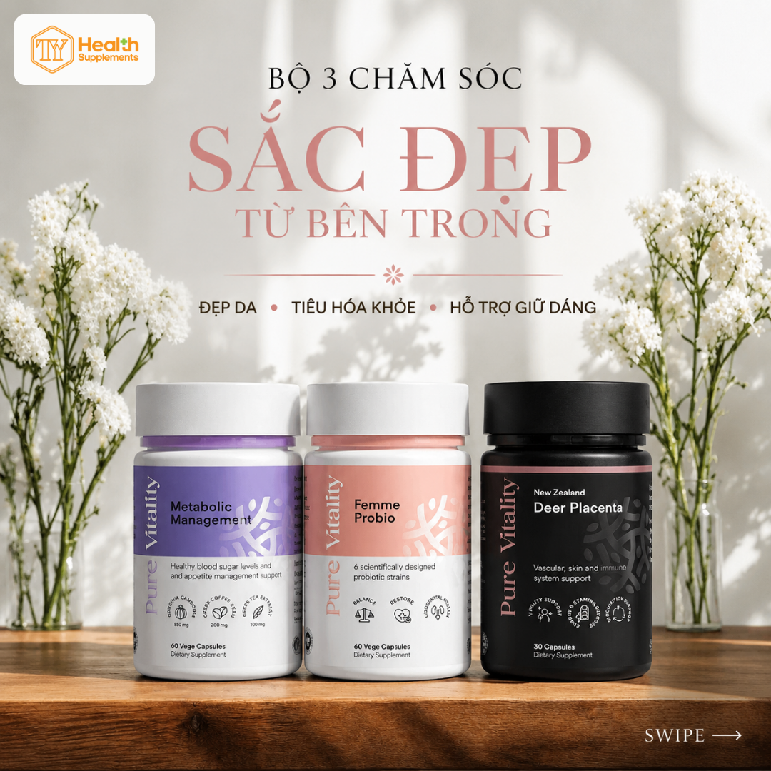 BỘ 3 CHĂM SÓC SẮC ĐẸP