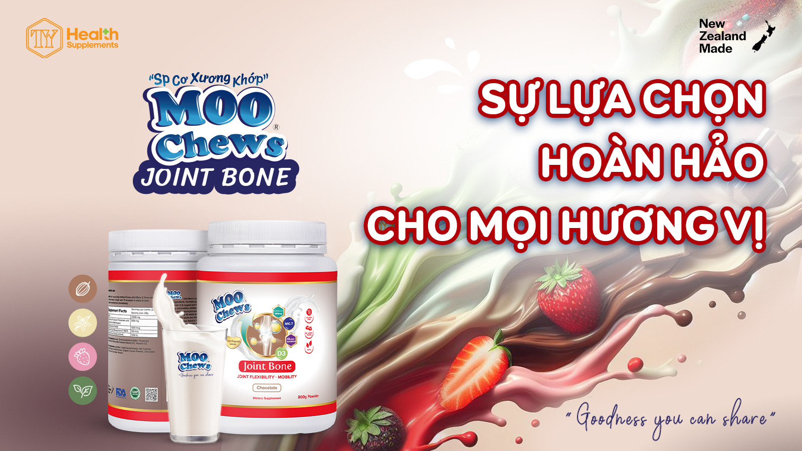 Moo Chews Joint Bone - Sự lựa chọn hoàn hảo cho mọi hương vị