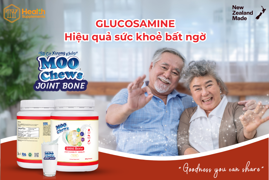 Glucosamine và hiệu quả sức khỏe bất ngờ