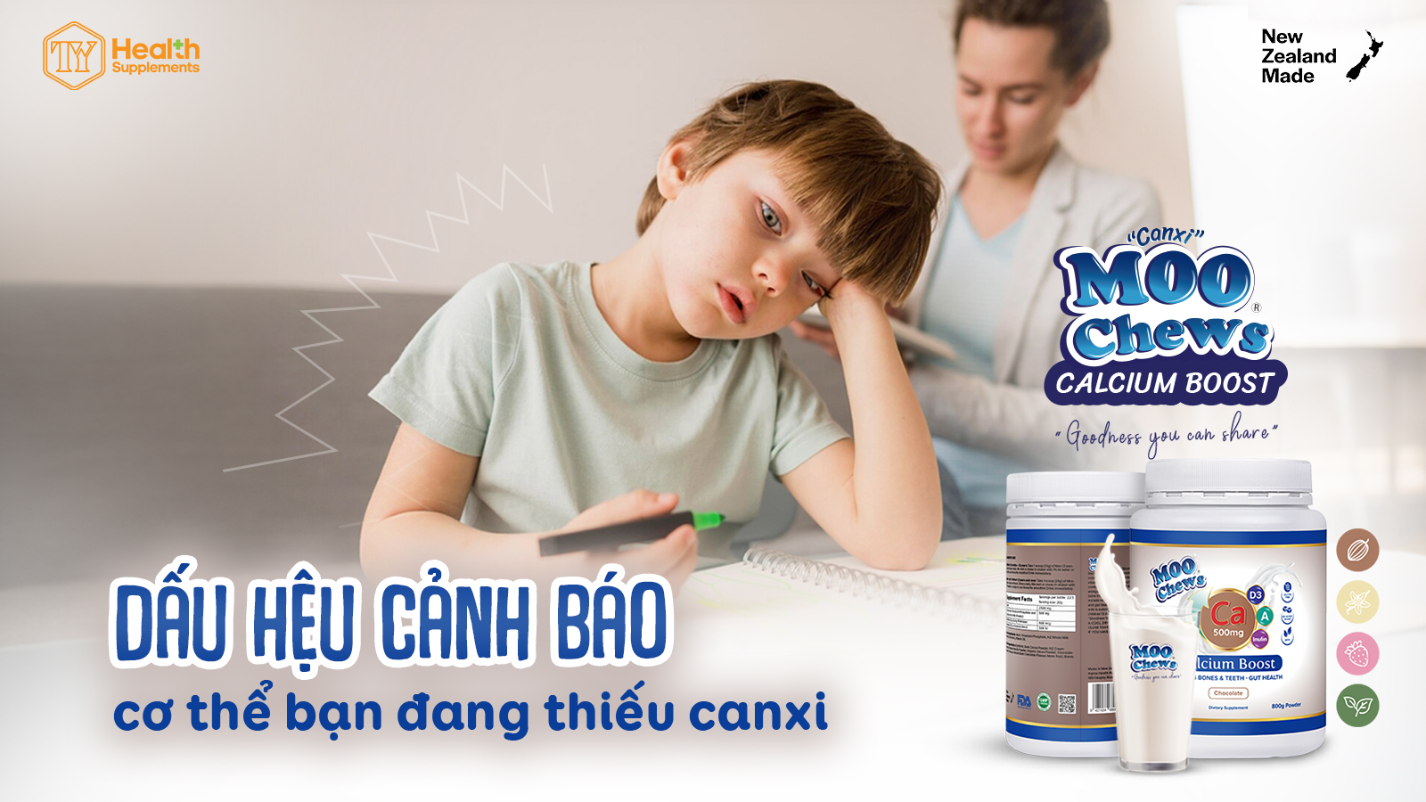 Dấu hiệu cảnh báo cơ thể bạn đang thiếu canxi