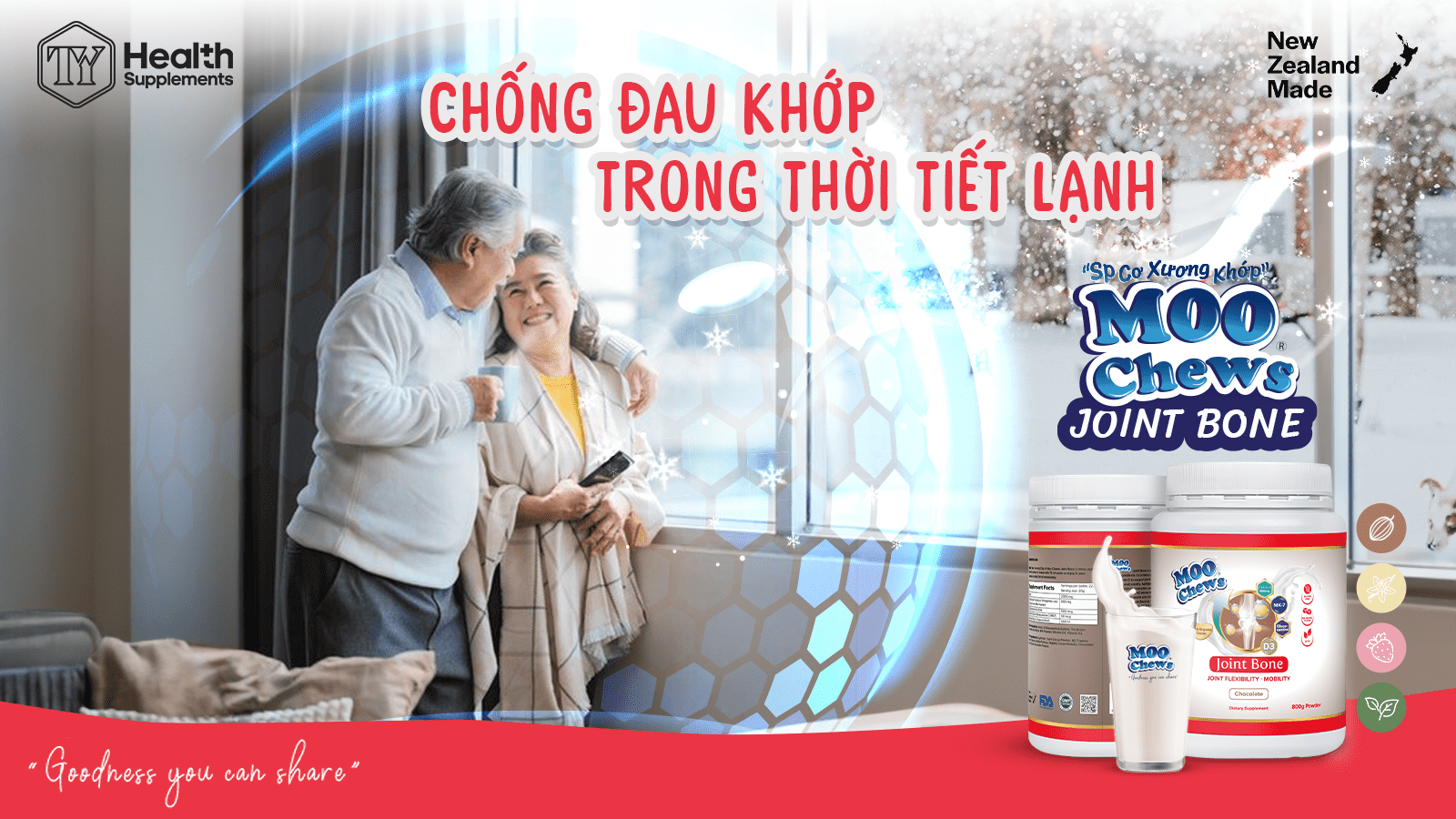 Moo Chews Joint Bone - Chống đau khớp trong thời tiết lạnh