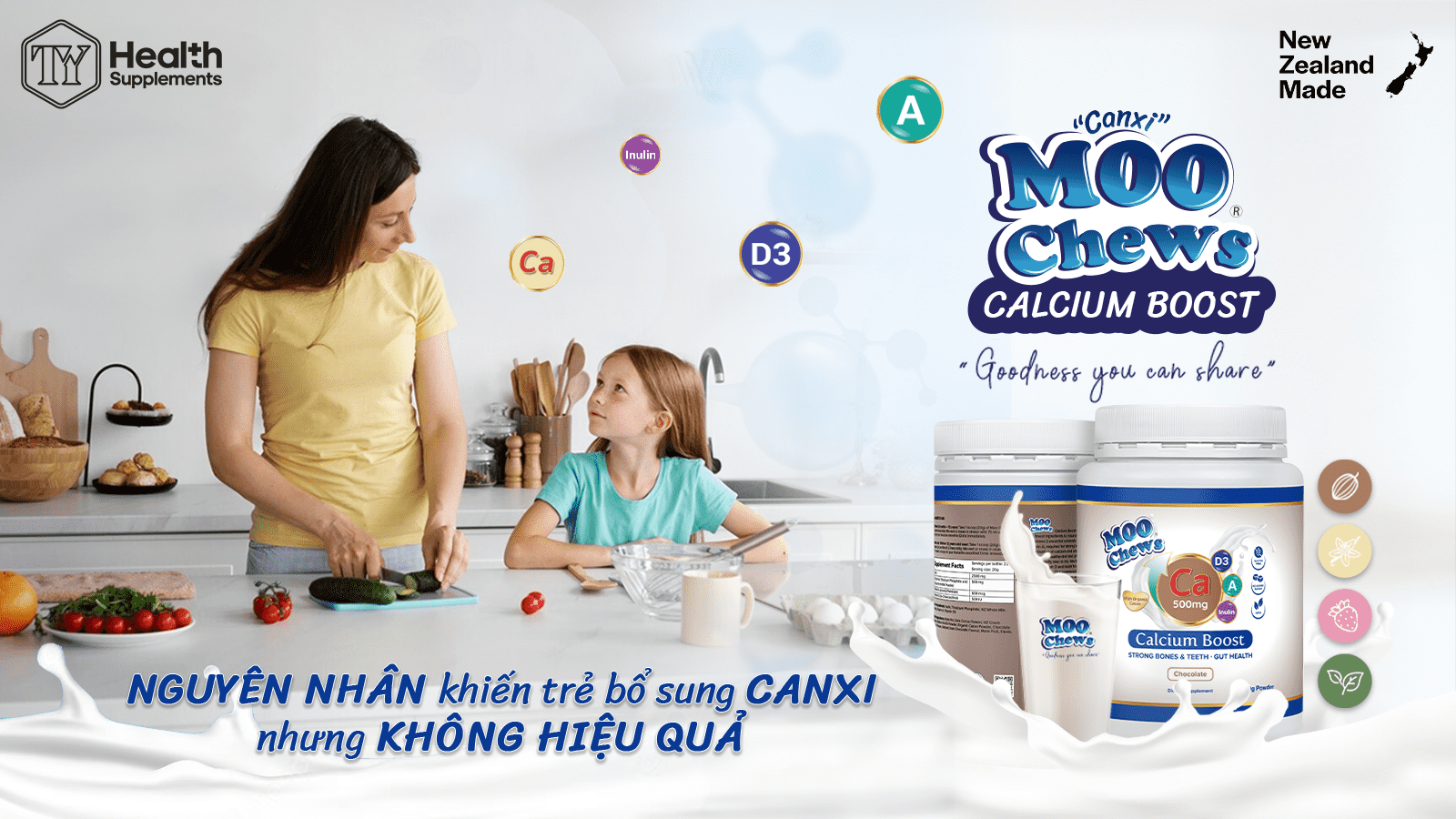 Những sai lầm cần tránh để sử dụng Canxi cho trẻ một cách hiệu quả