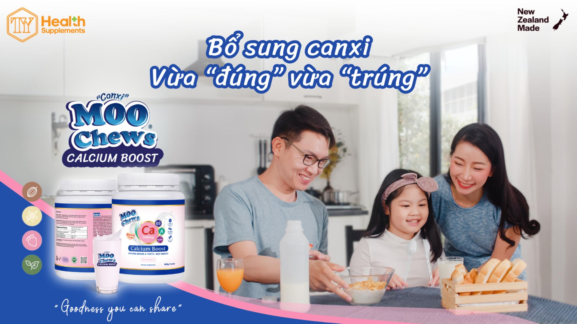 Bổ sung canxi hàng ngày