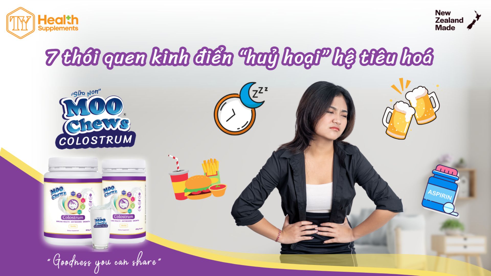 🚨 CẤP BÁO: 7 thói quen kinh điển 'huỷ hoại' hệ tiêu hóa