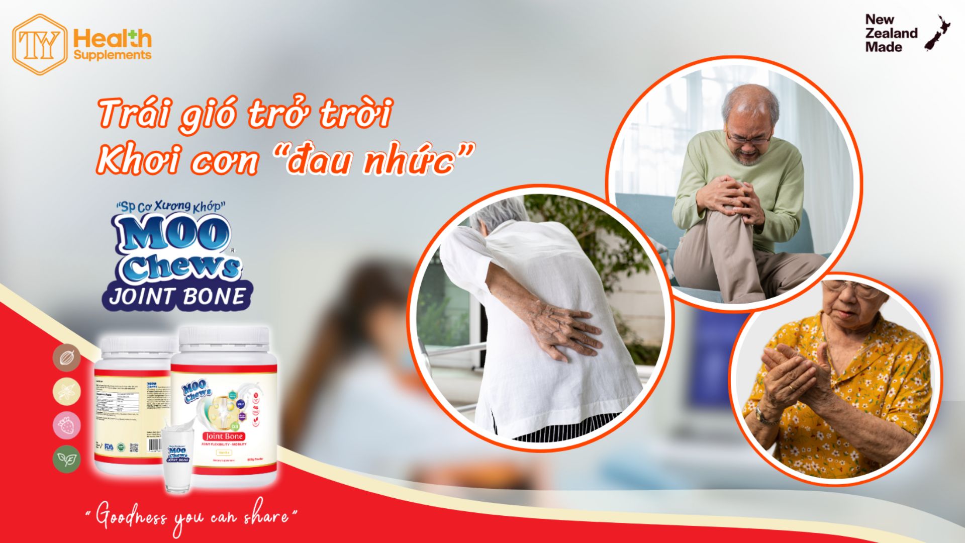 Trái gió trở trời, khơi cơn đau nhức